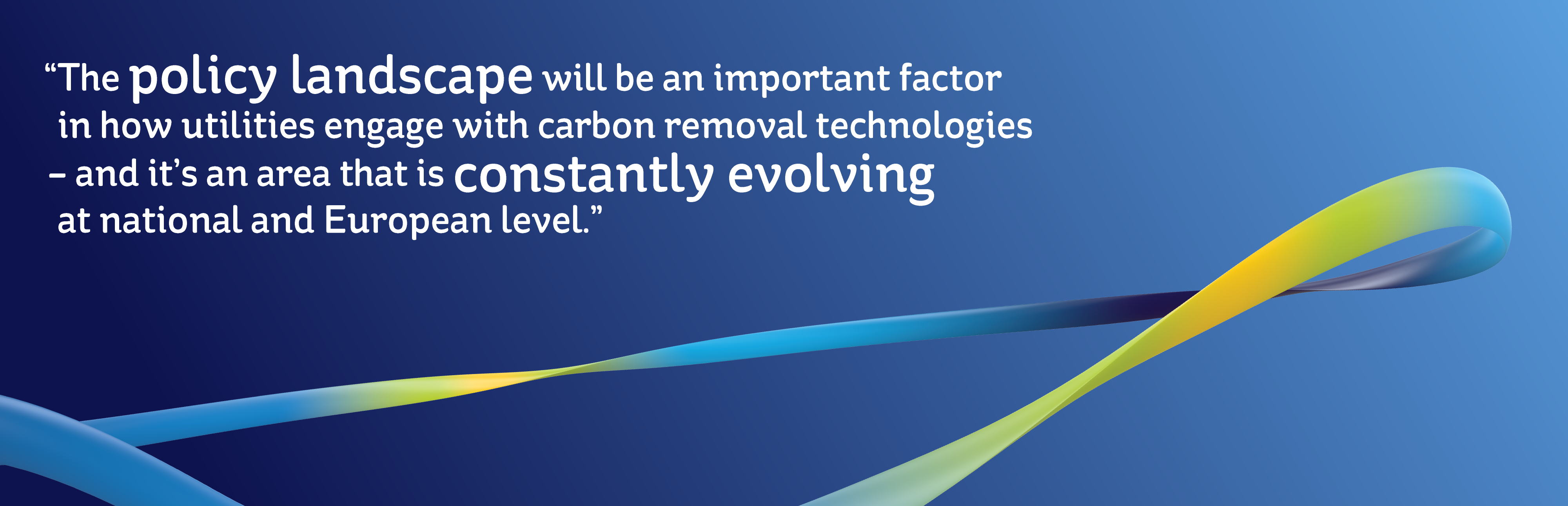 Quote from the article on the policy landscape around CCUS