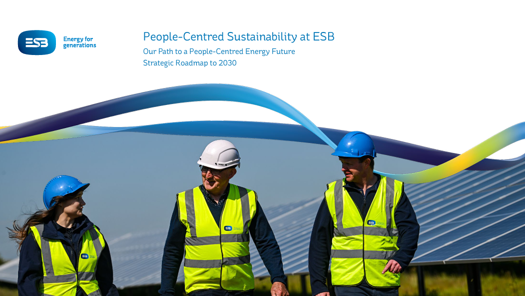 Cover of the ESB People-Centred Sustainability Roadmap