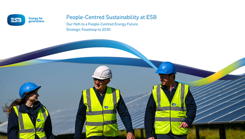 Cover of report People-Centred Sustainability at ESB