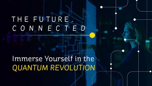 Graphic for ESB Telecoms with its tagline 'The Future. Connected.'