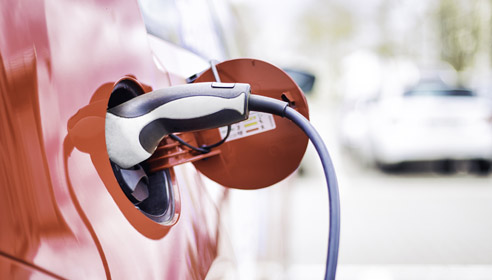 Charging car