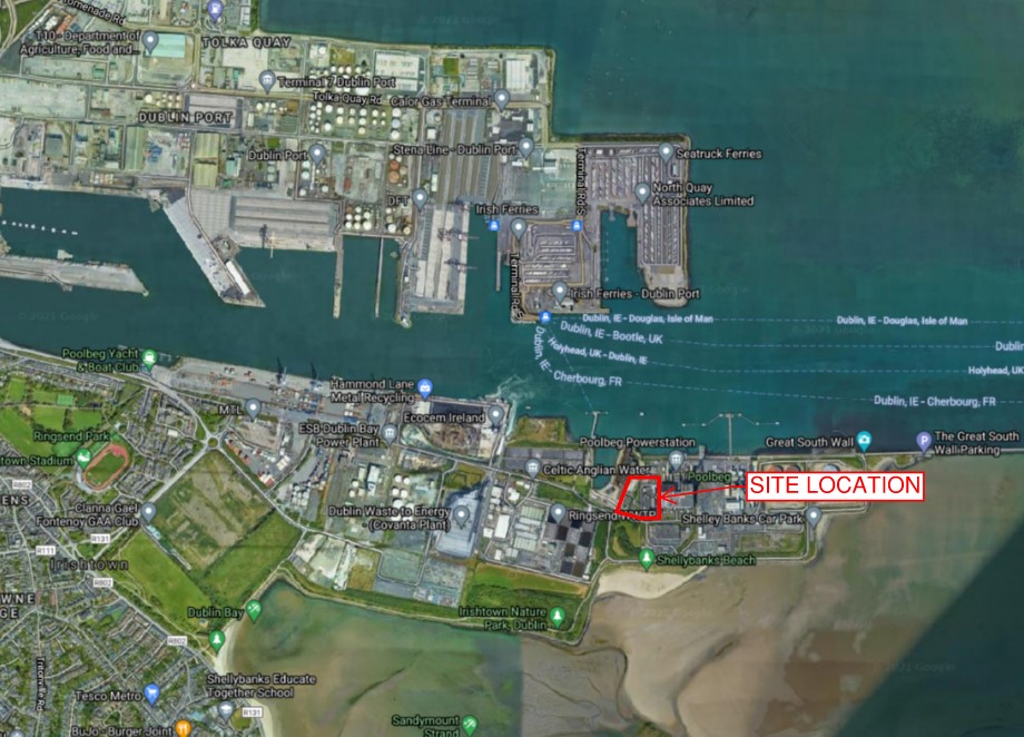 Poolbeg BESS Site Location
