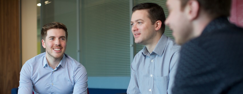 team of people in the office